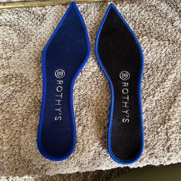 EEUC Women's Rothy's The Point Birdseye Blue Ballet Flats Shoes Size 7 - Picture 5 of 6